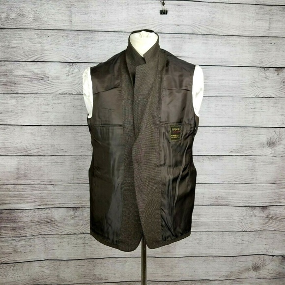 Kingsridge Men's 42 Button Front Blazer Sport Coat Suit Jacket Brown - Picture 5 of 8